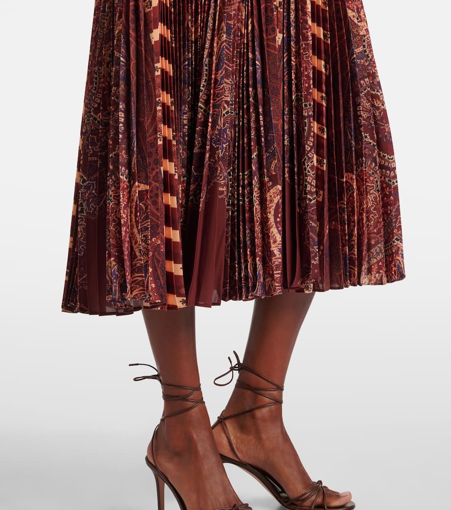 Sarai pleated midi dress
