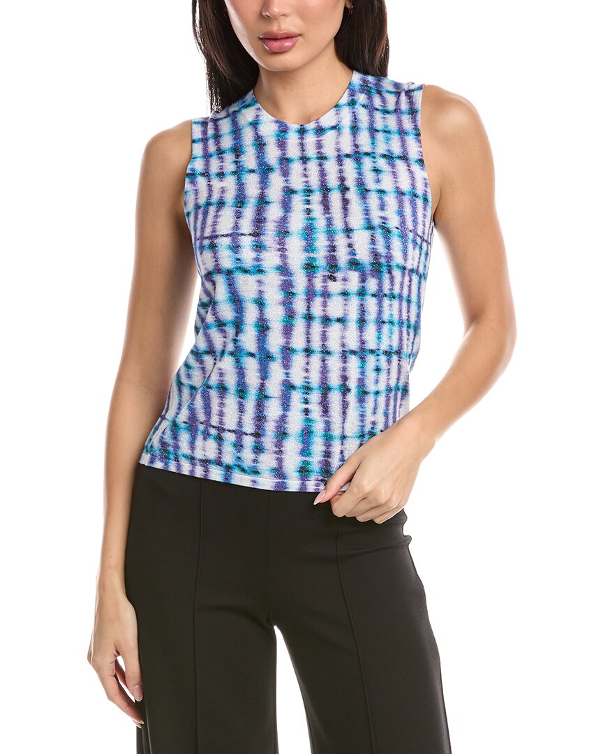 Printed Fine Gauge Knit Shell