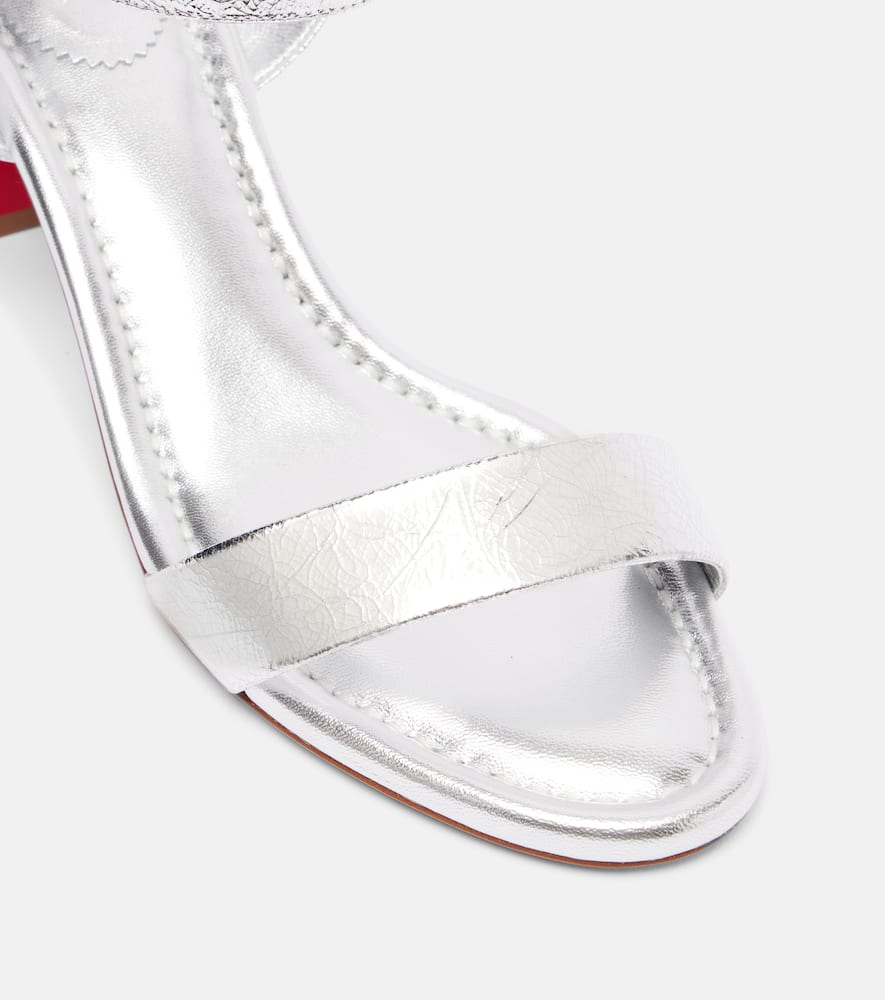 Miss Jane 55 metallic leather sandals