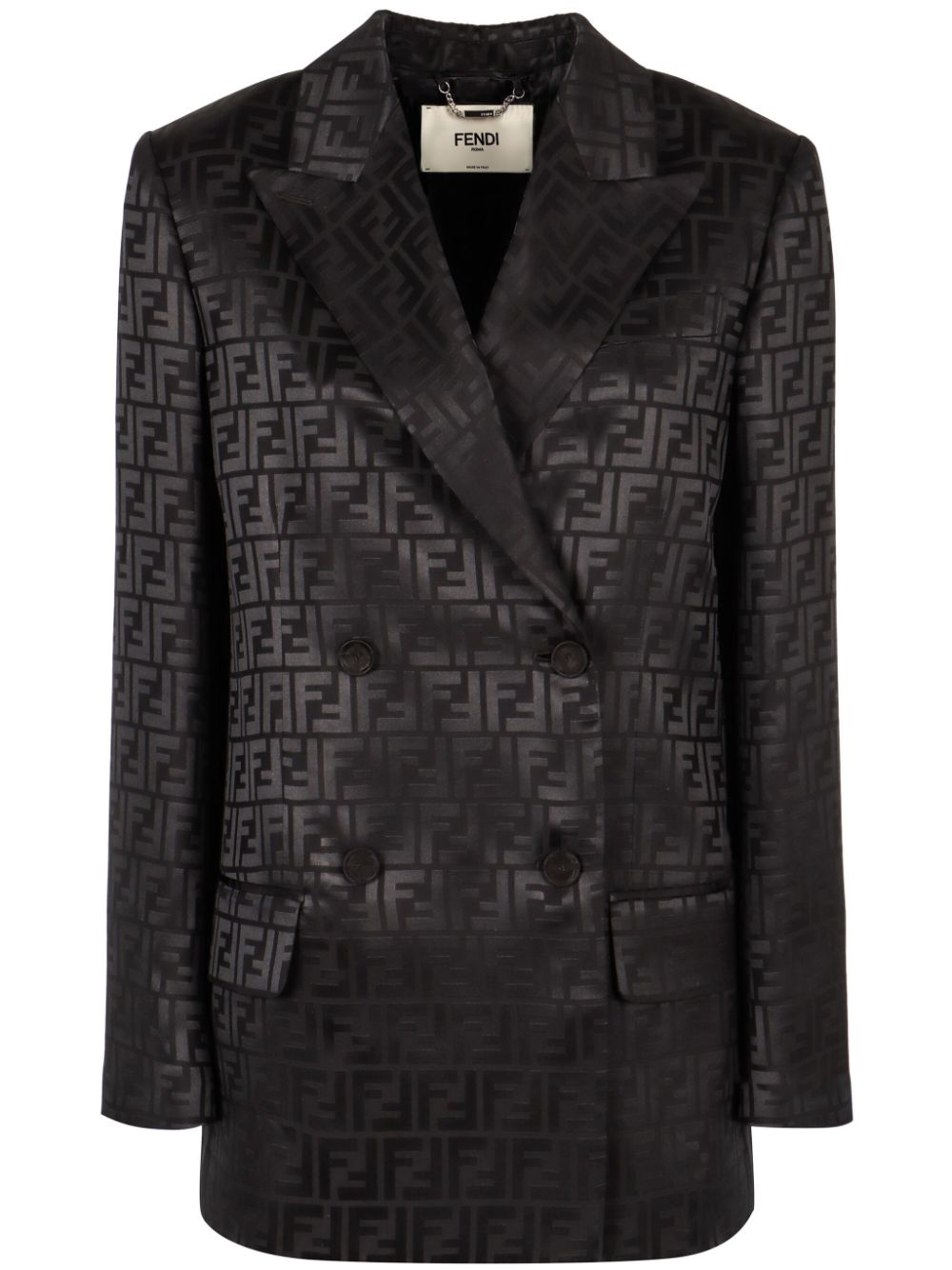 Silk blazer - Black