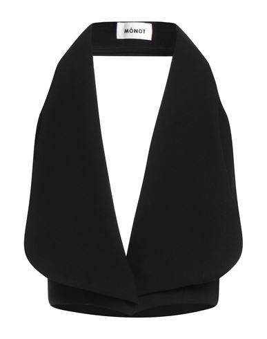 Mônot Woman Top Black Size 6 Polyester