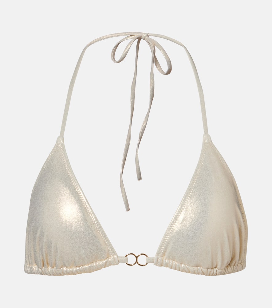Costa printed bikini top