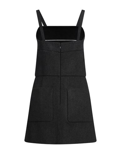 Max Mara Sfilata Woman Mini dress Lead Size 4 Virgin Wool, Elastane