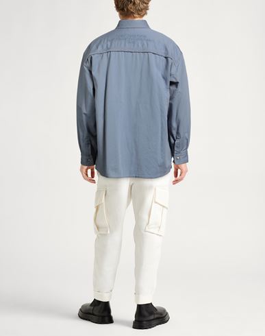 Man Denim outerwear Slate blue Size 16 Cotton, Polyester