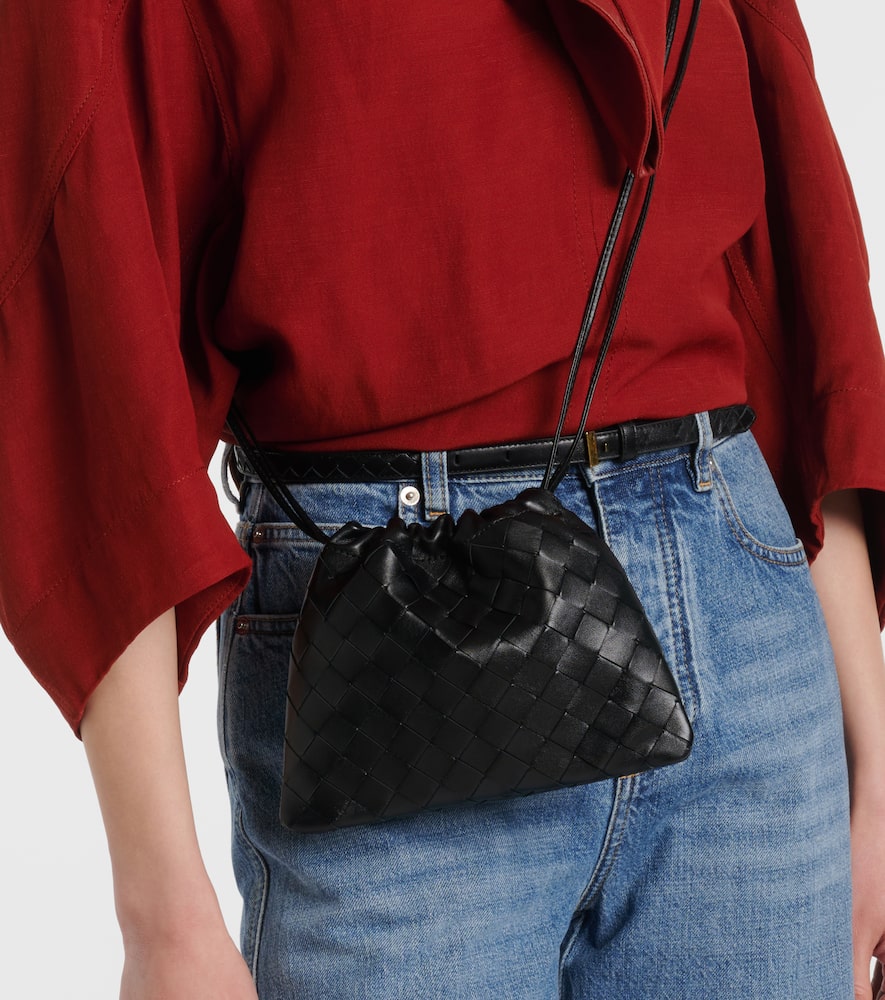 Bottega Veneta Small Intrecciato leather pouch