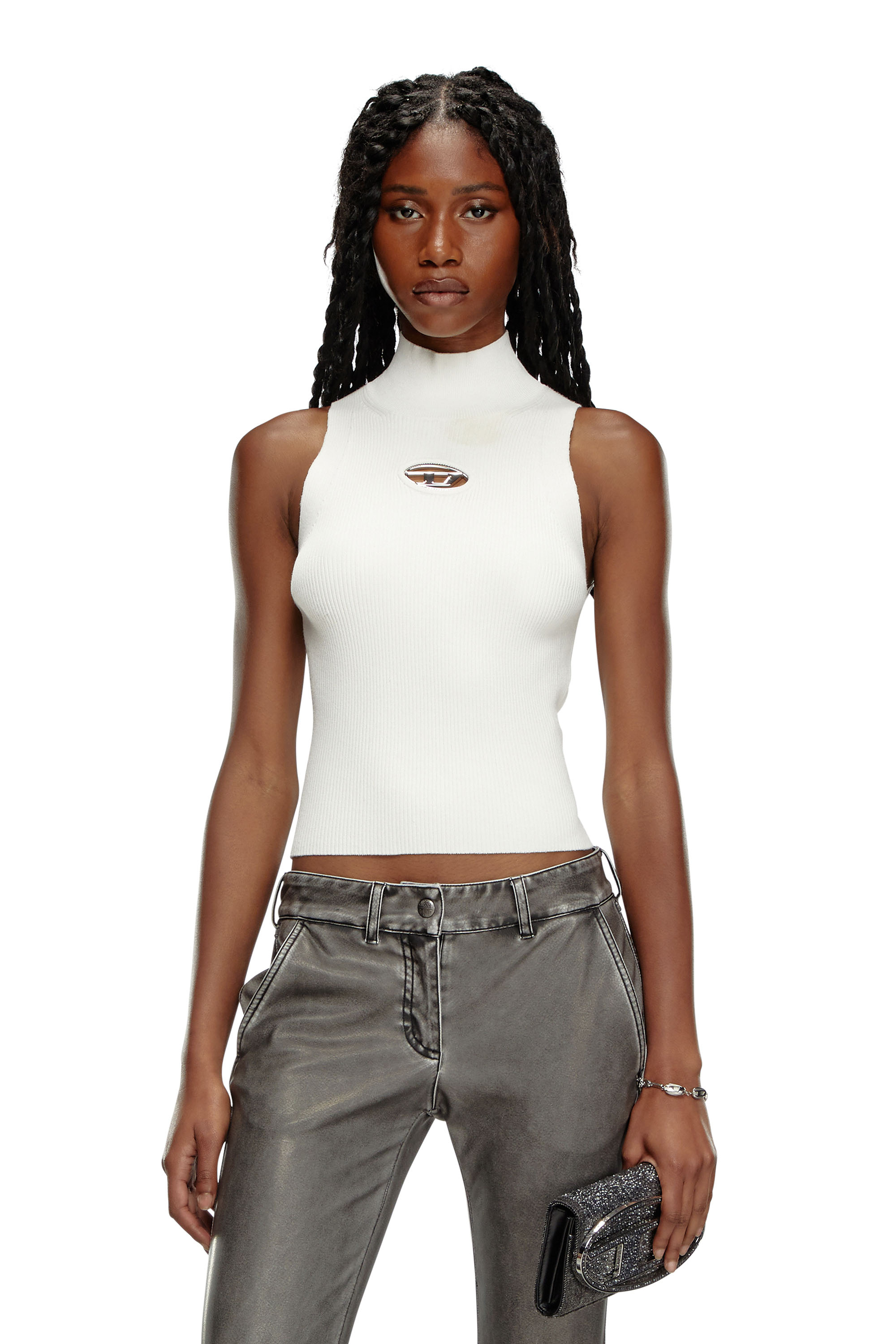 -M-Onervax Top Bianco-Donna