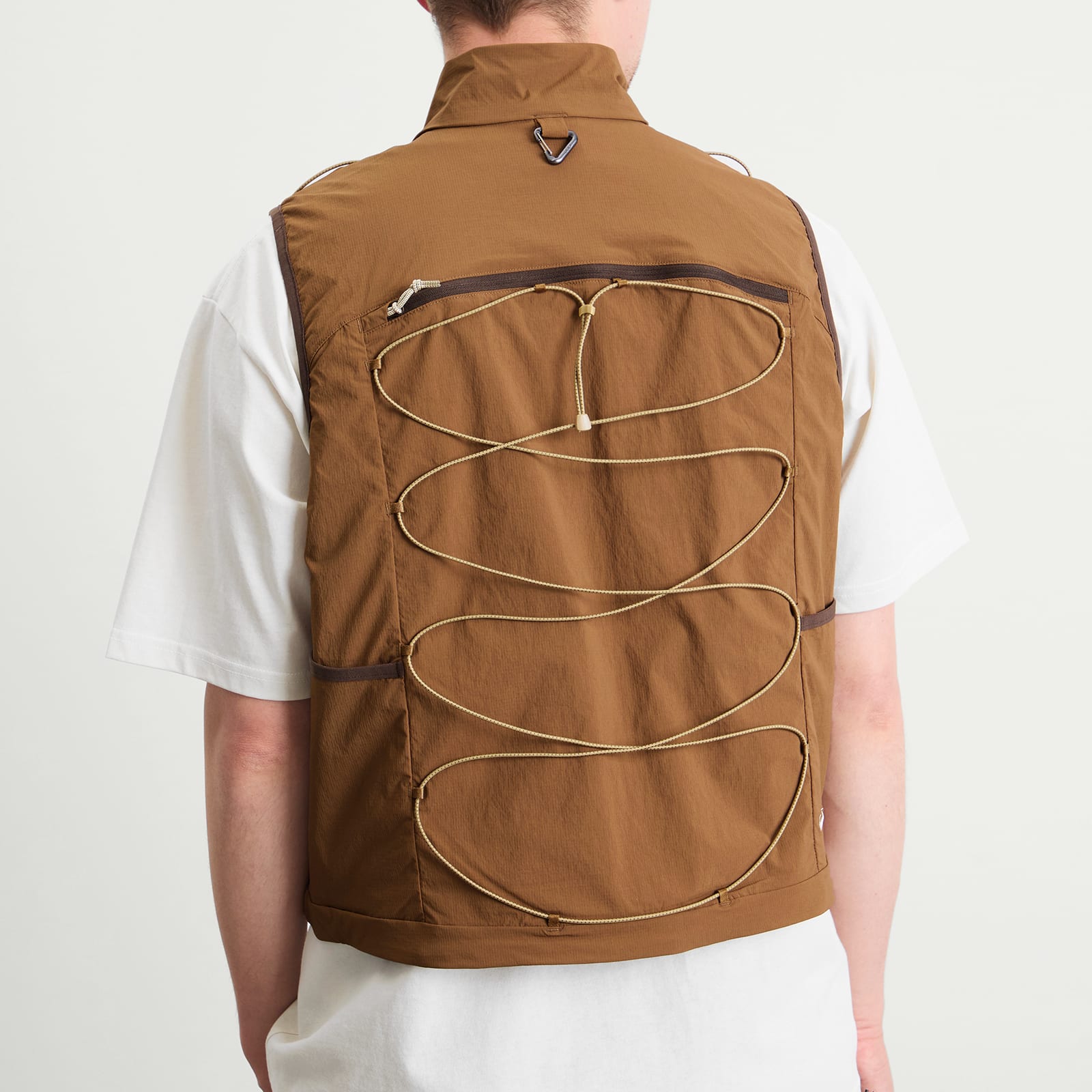 Men's ACG Death Bloom Vest in Mosswood Brown/Baroque Brown/Parachute Beige