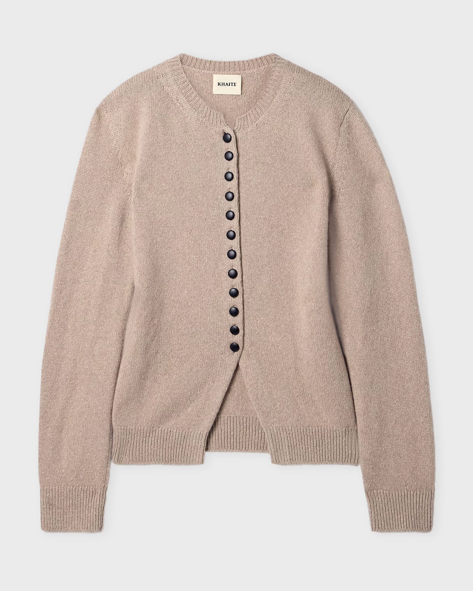 Khaite Cardigan Josette Beige/grå