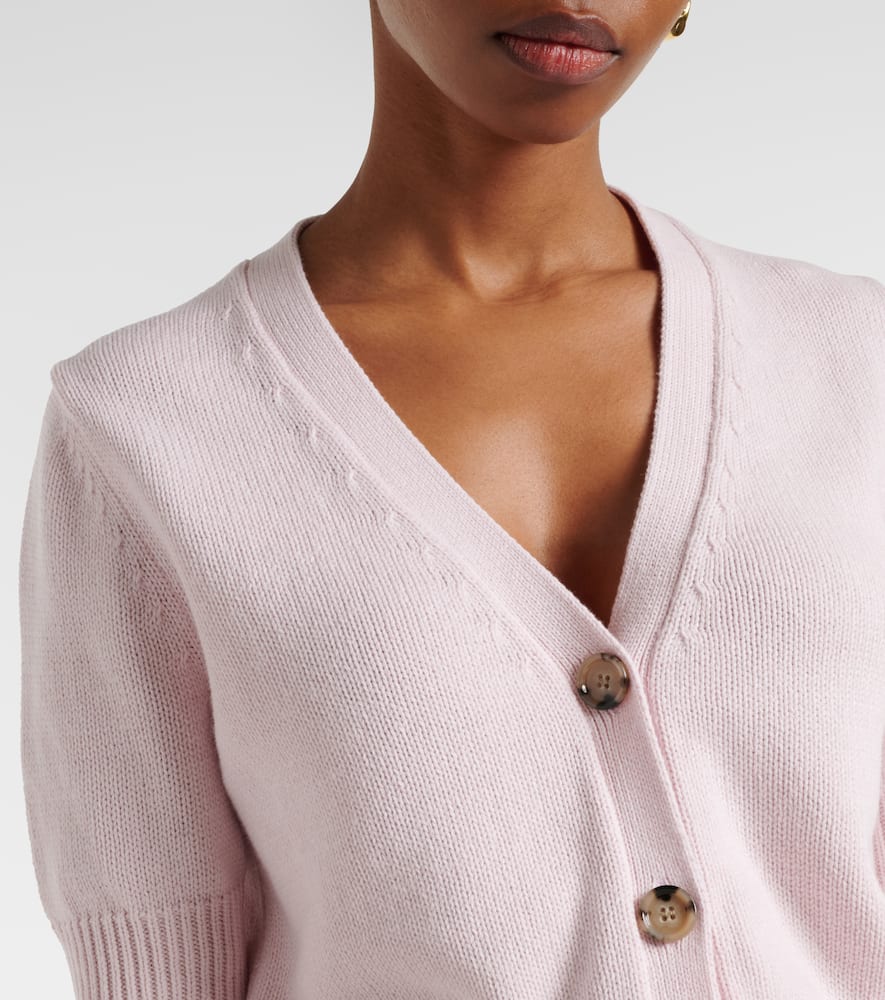 Cotton and cashmere cardigan