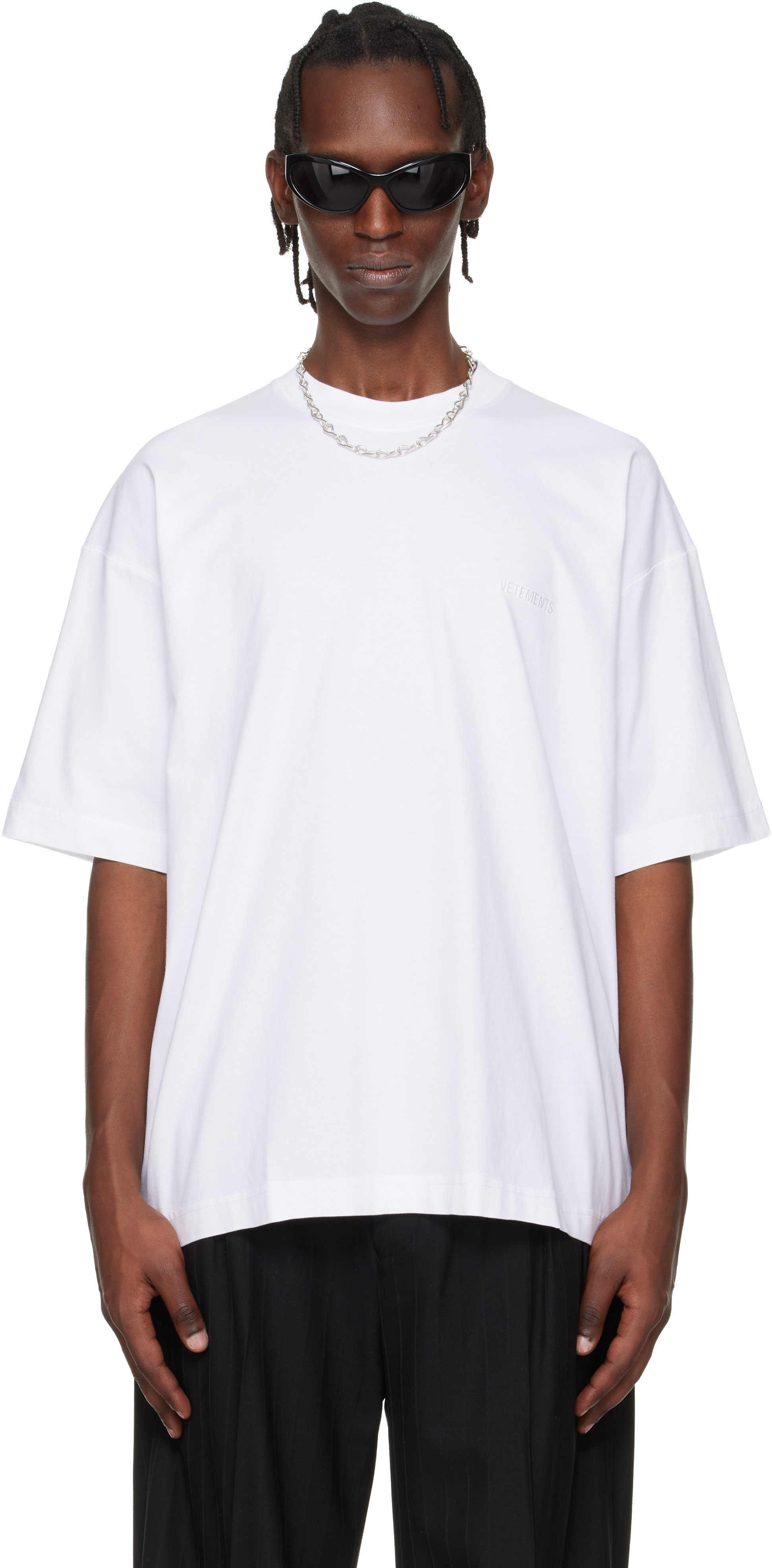 White Iconic Logo T-shirt
