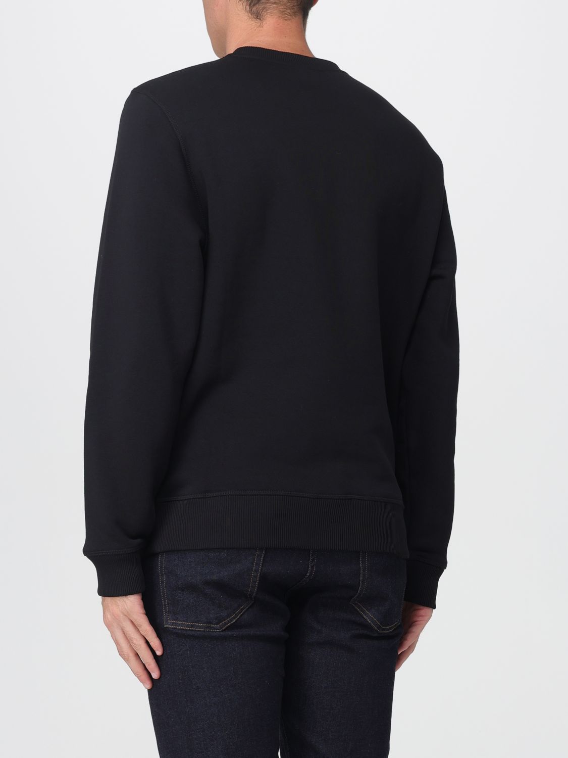Logo-embroidered sweatshirt - Black