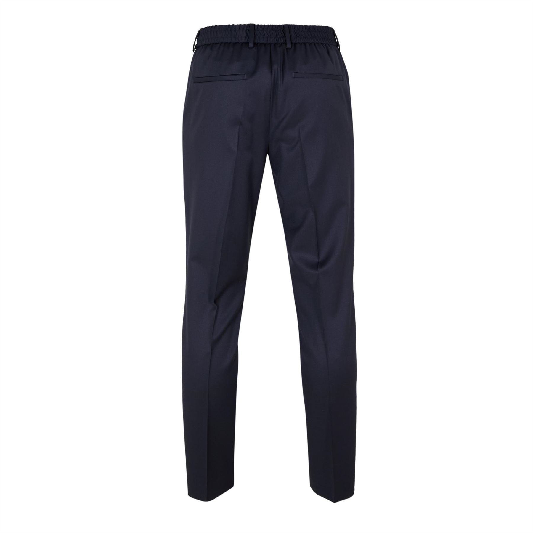 Boss Mens H Genius Ds B1 10236006 01 Straight Leg Trousers in Dark Blue - 40W