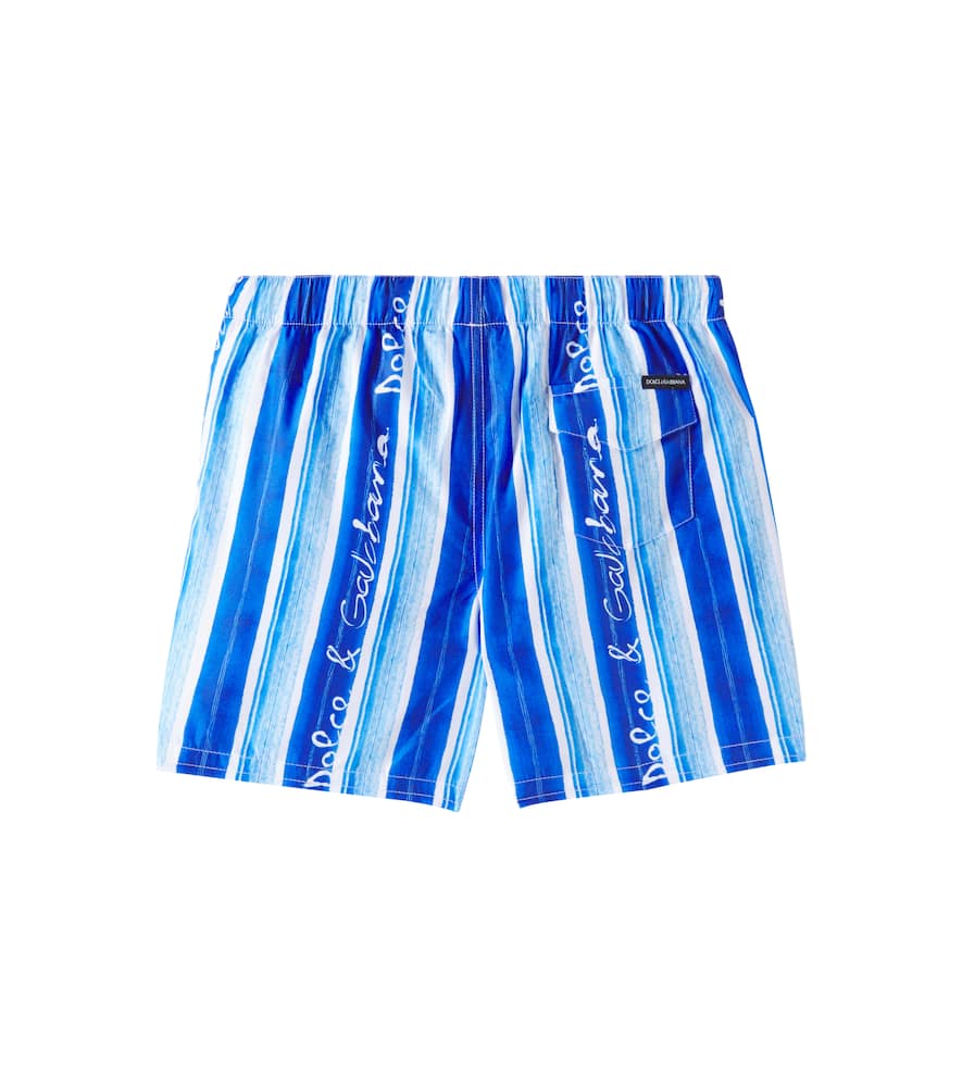 Printed swim trunks