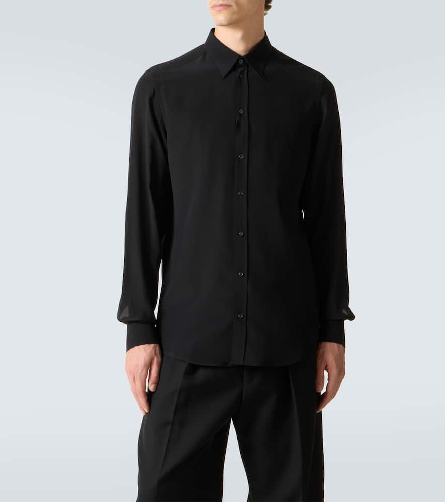 Silk crêpe de chine shirt