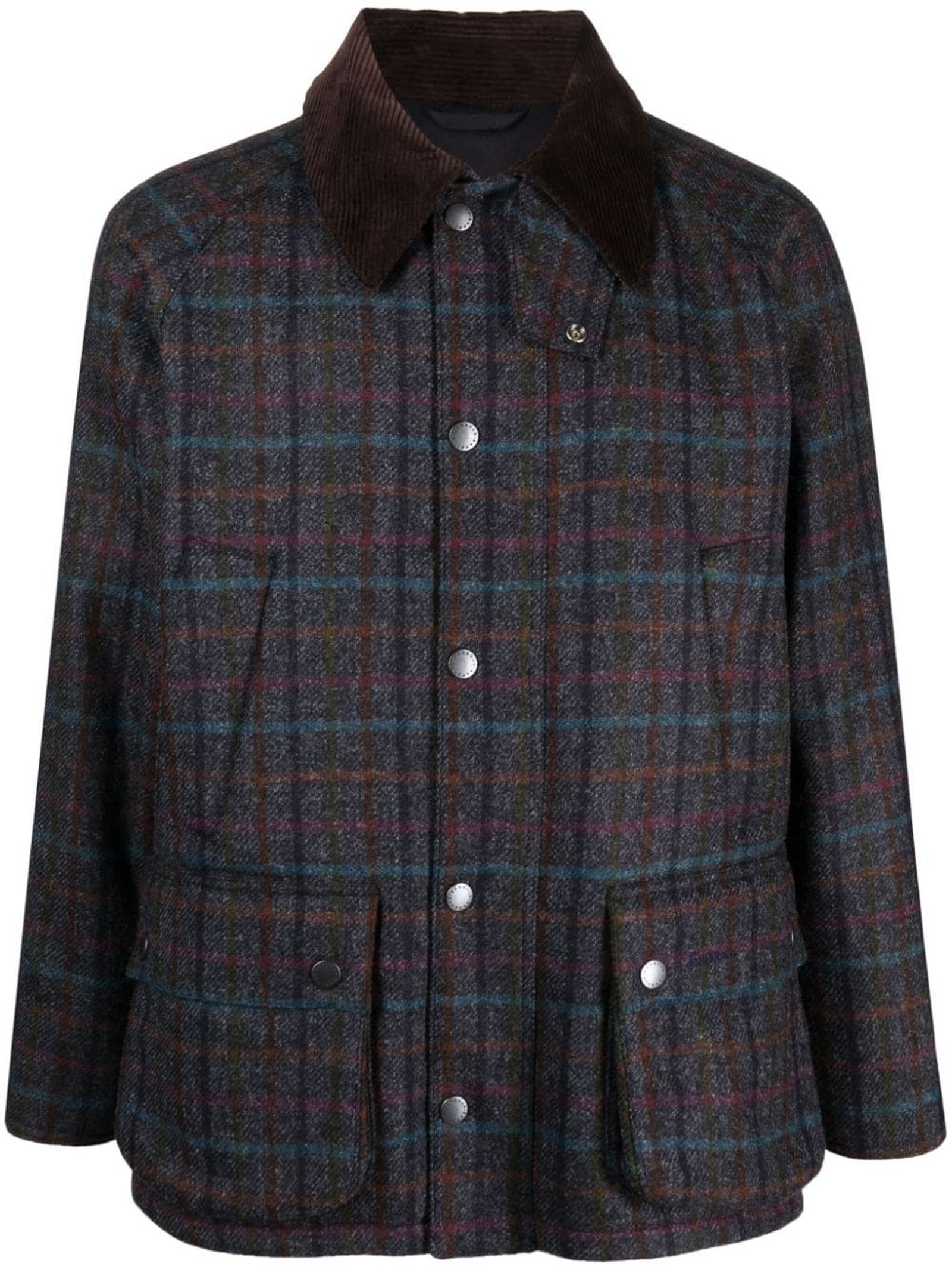 Multicolor Wool Checked Jacket