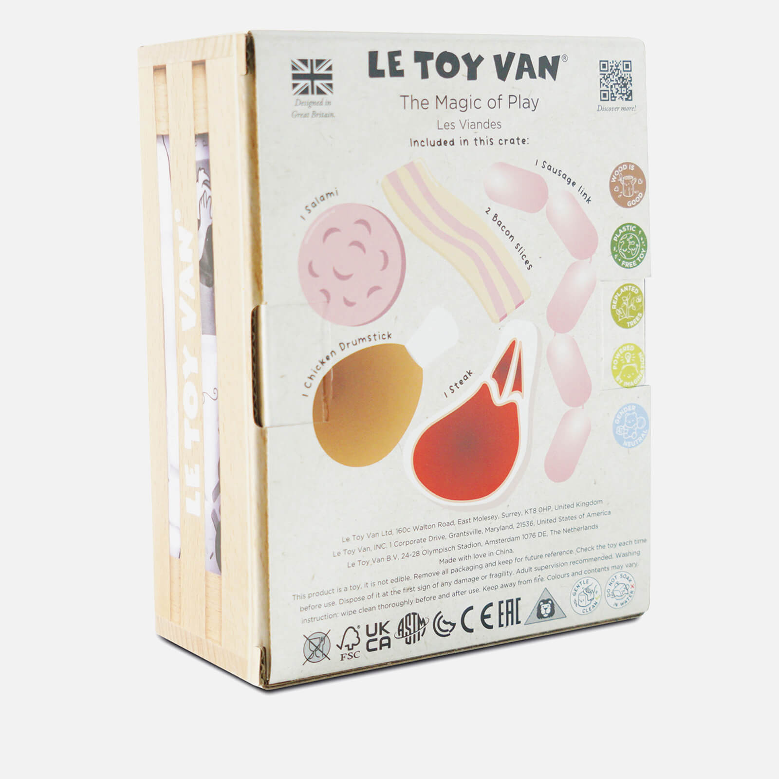 Le Toy Van Market Meat Crate