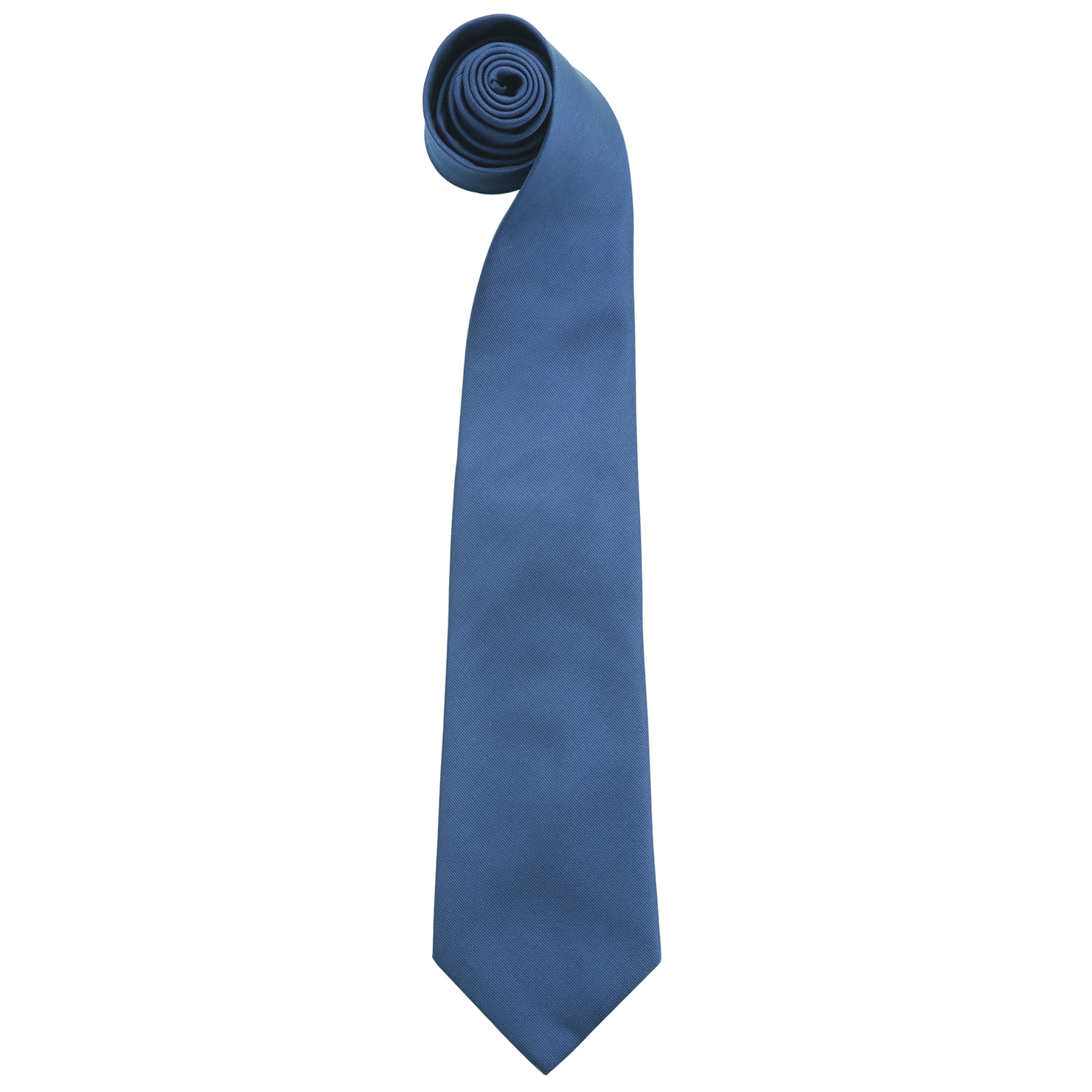 Premier Mens “Colours” Plain Fashion / Business Tie Royal - Blue material_polyester - One