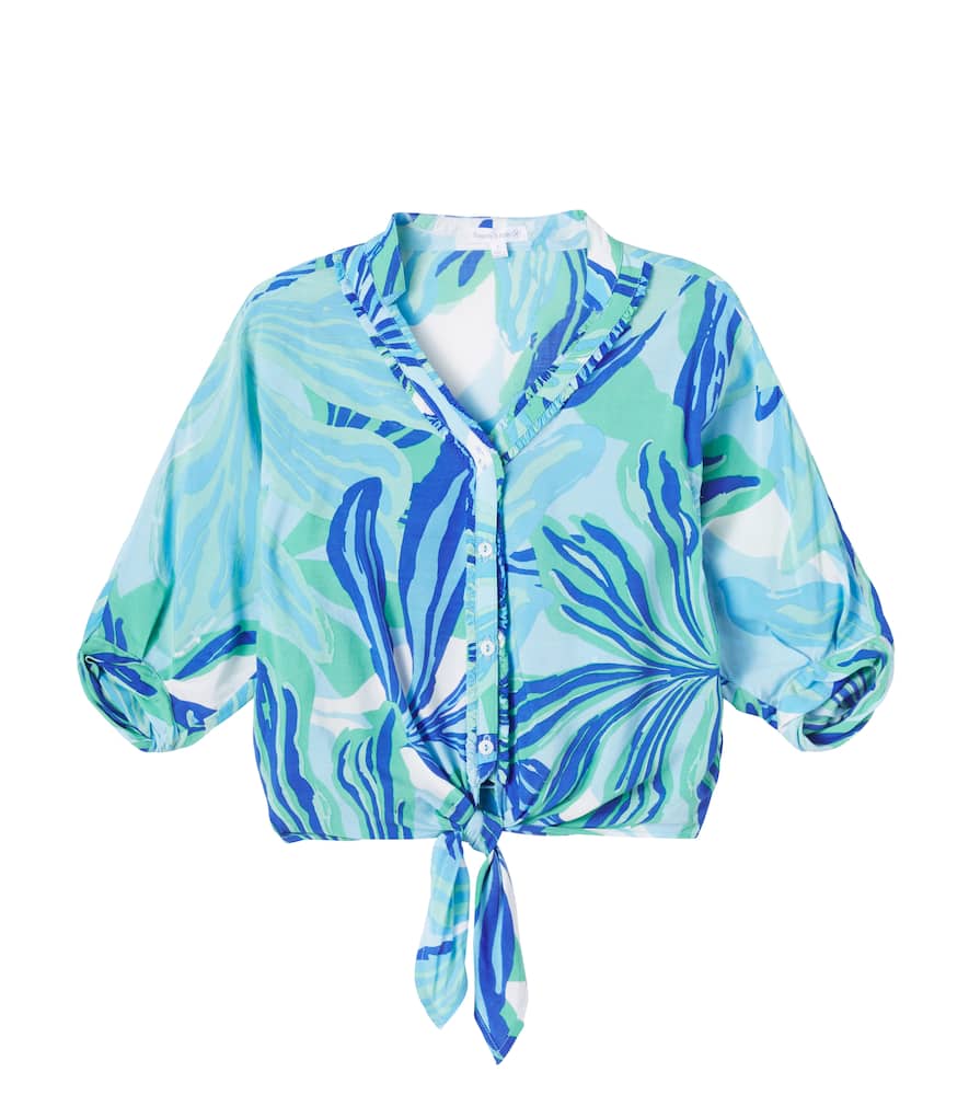 Azia printed blouse