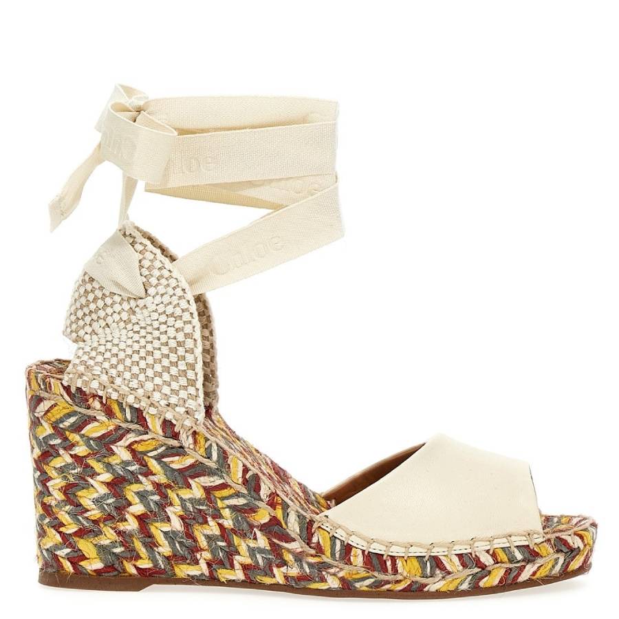 Piia Ankle-Wrap Wedge Sandals
