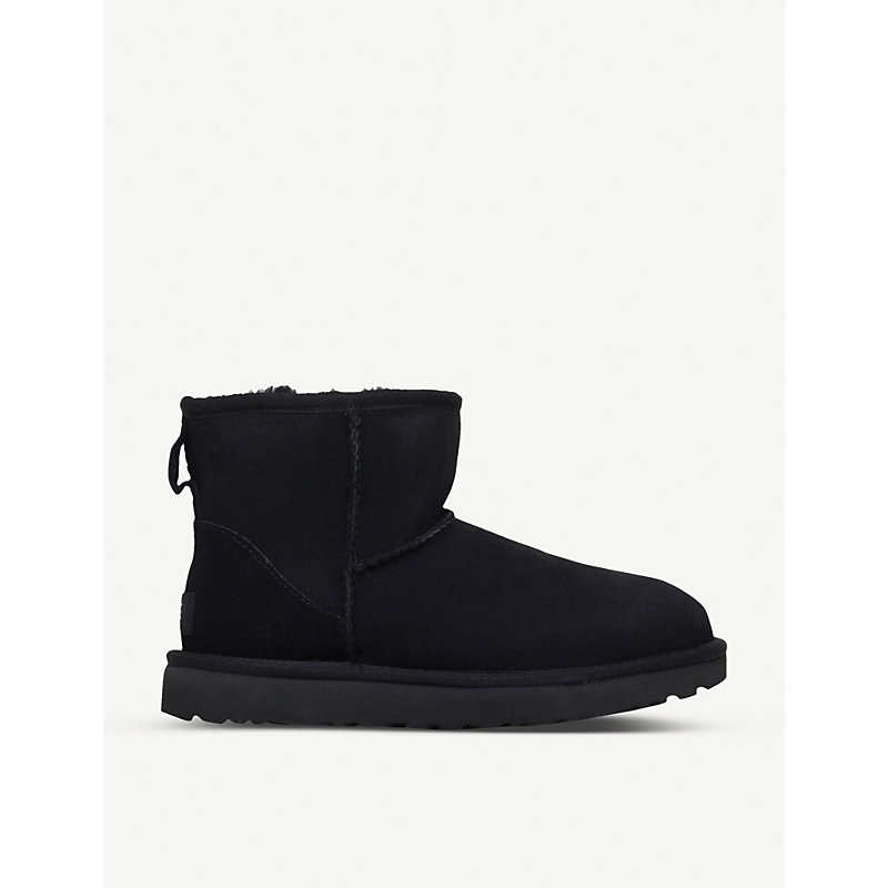 Womens Black Classic ll Mini Sheepskin Boots