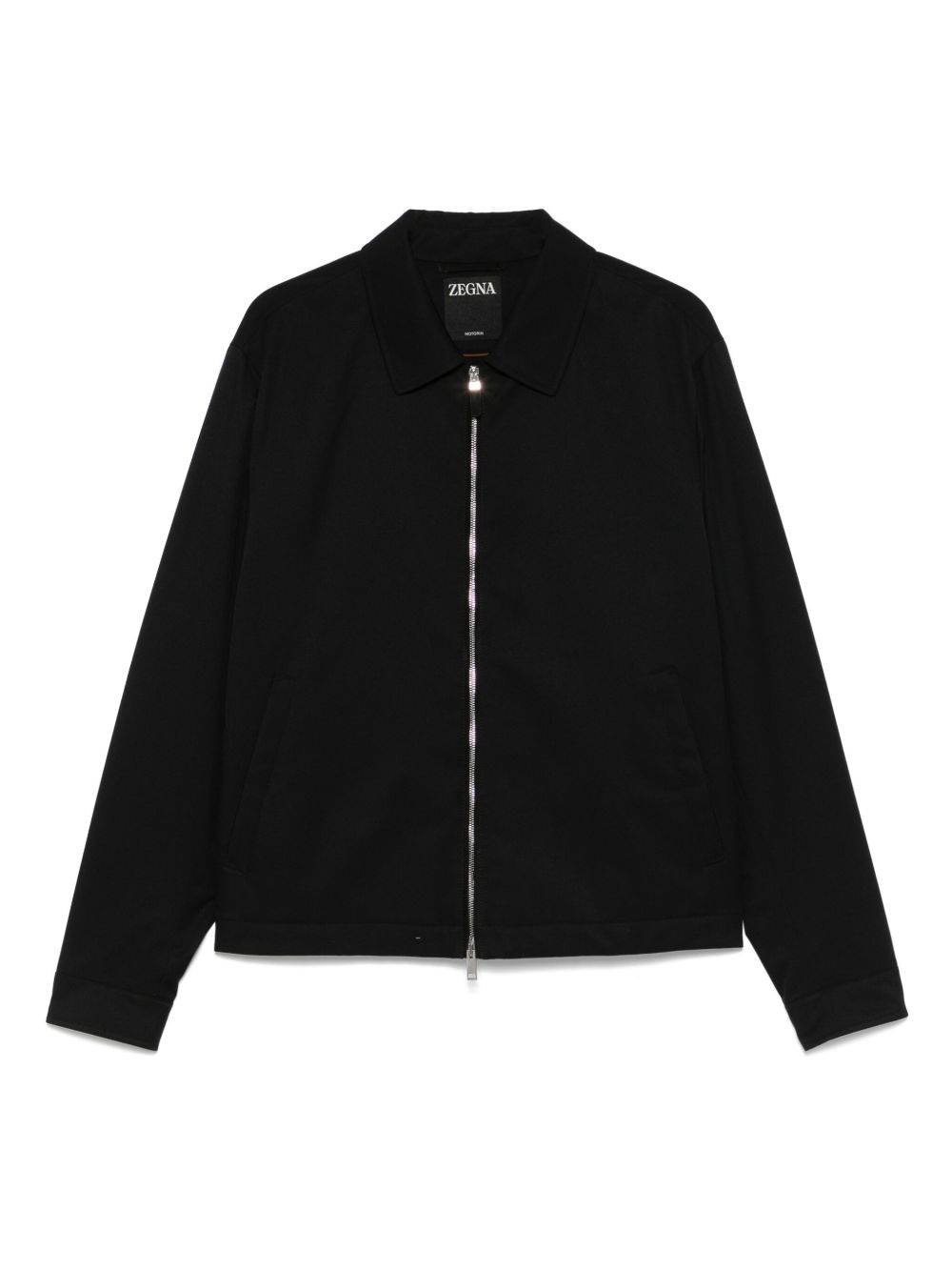 Zegna zip-up jacket - Black