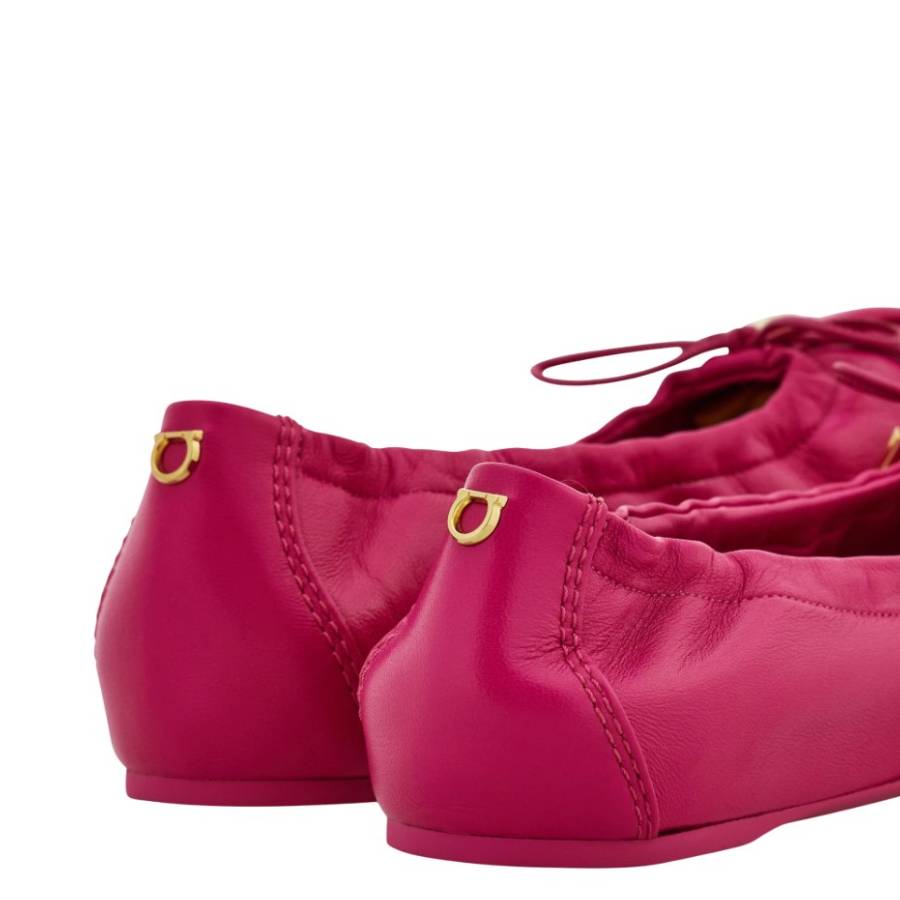 Bow Detail Elasticated Ballet Flats