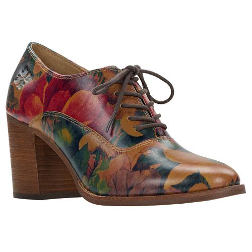 Anna Heeled Oxford - Fall Multi