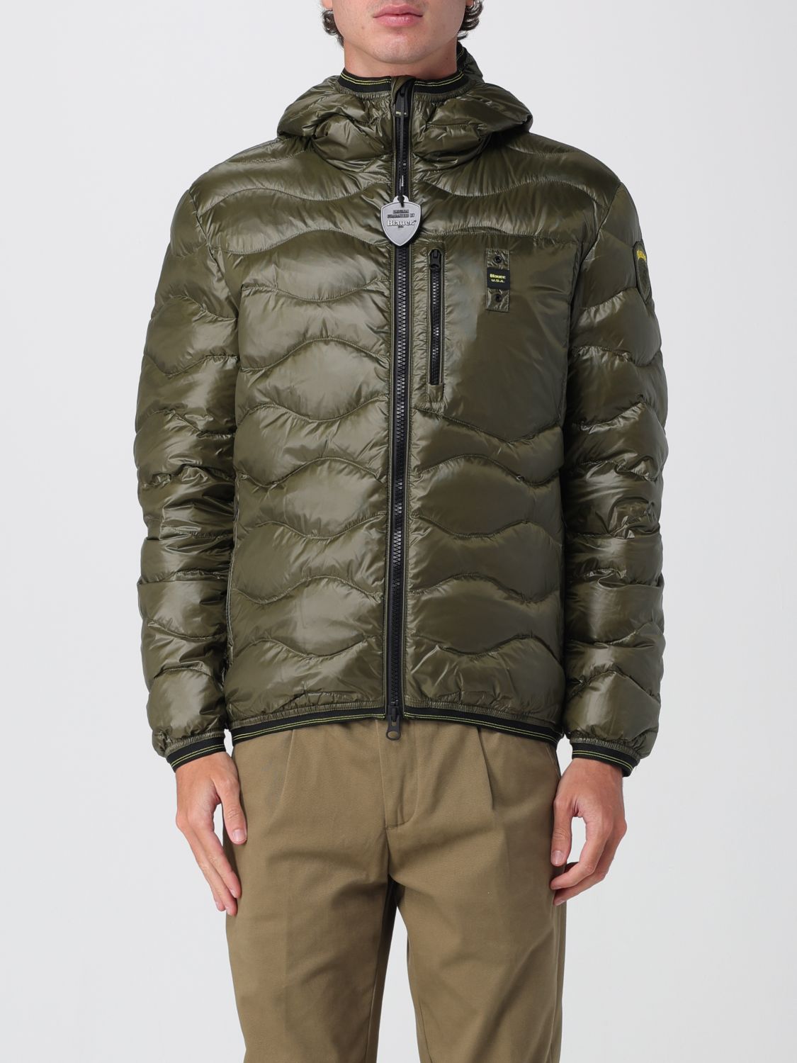 Jacket Men color Green