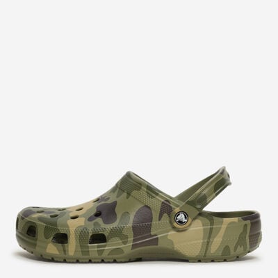 Men's Classic Clog Duck Camo in Black