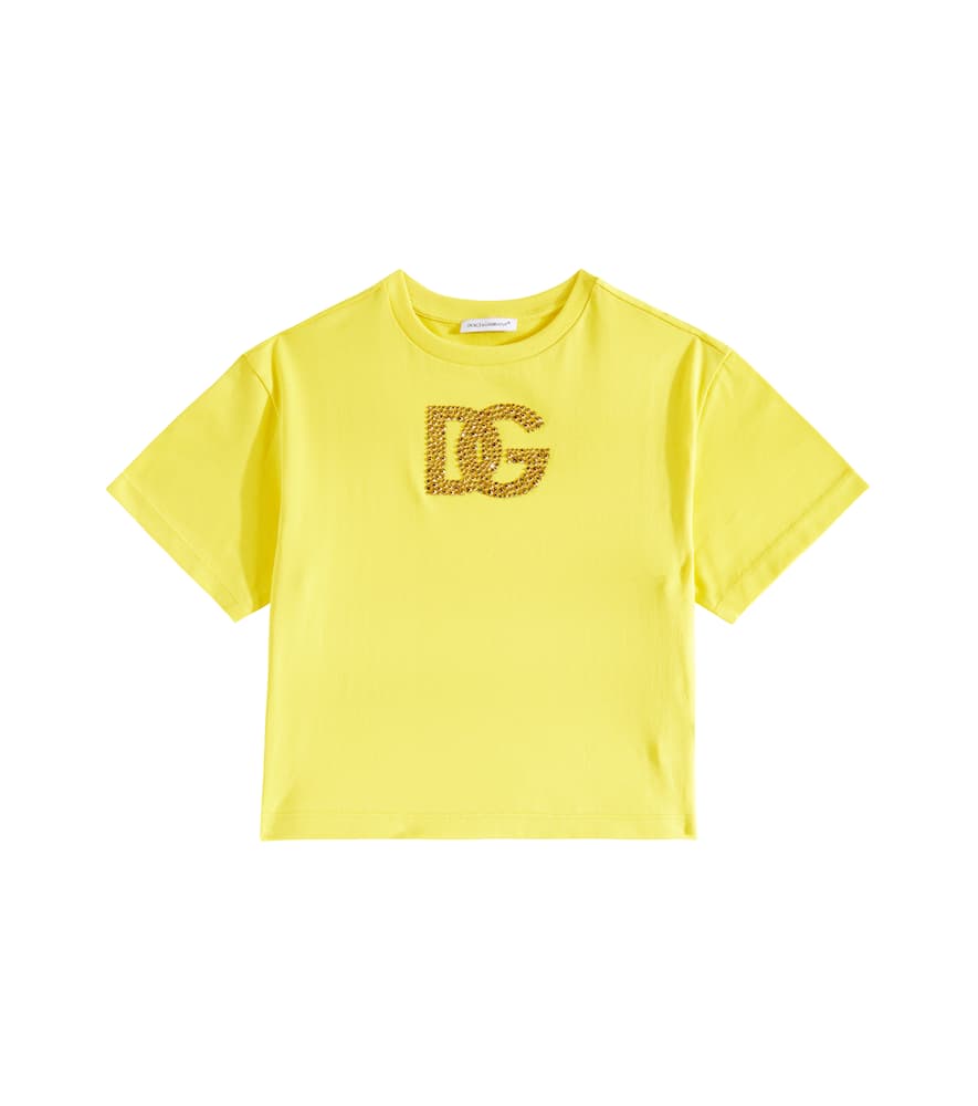 Dolce & Gabbana Kids DG cotton jersey T-shirt