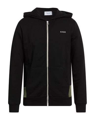 Man Sweatshirt Black Size S Cotton