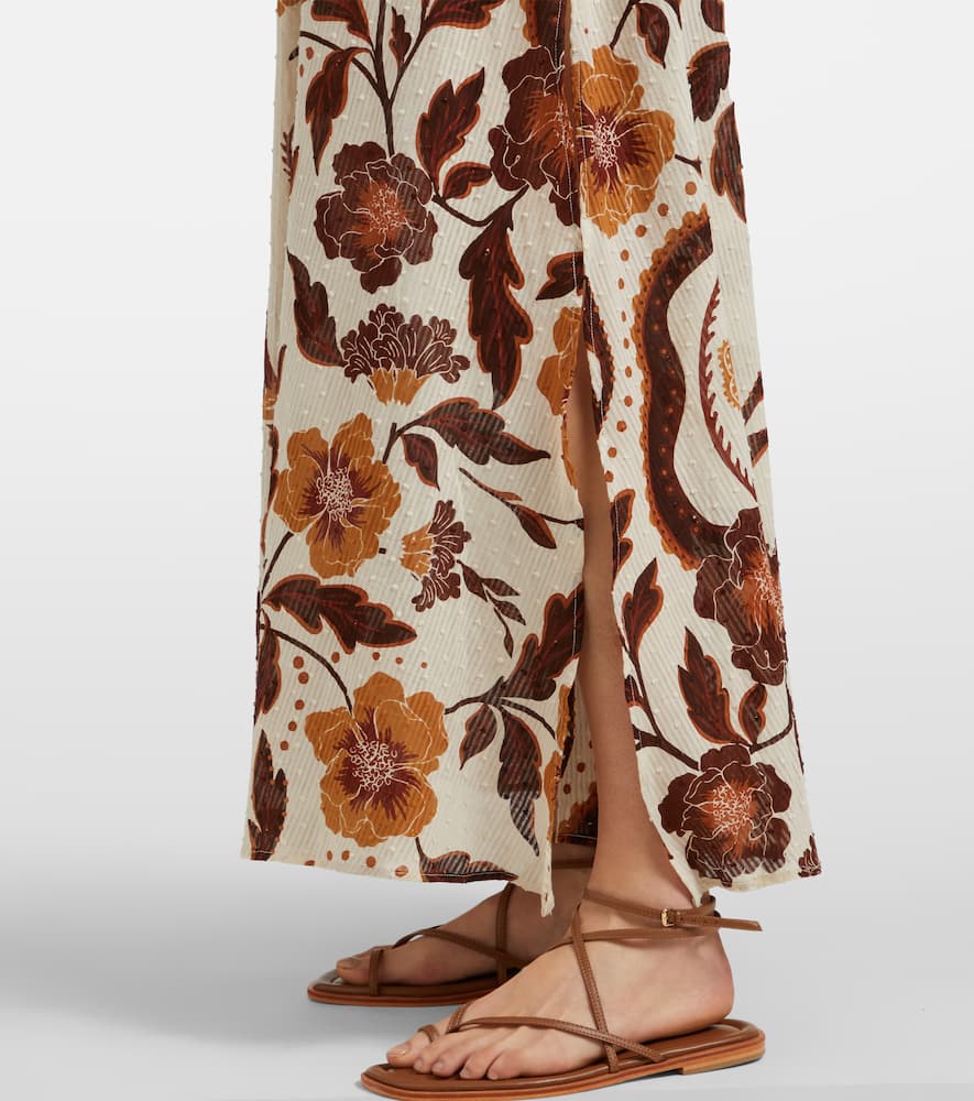 Chiara floral cotton maxi dress