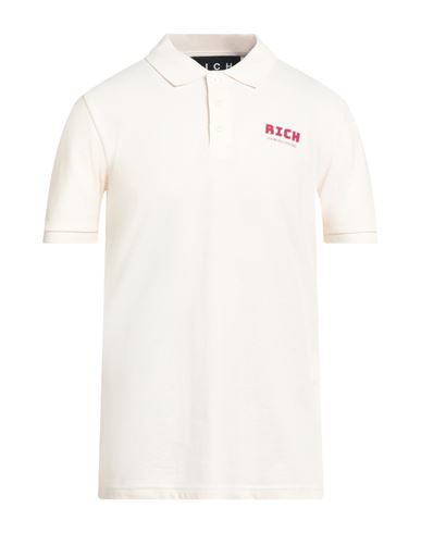 Man Polo shirt Ivory Size 3XL Cotton