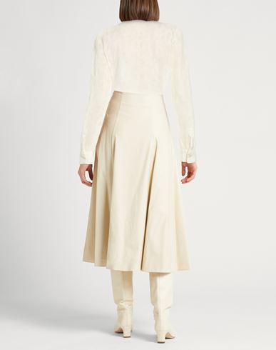 Woman Shirt Cream Size 6 Linen, Polyamide, Cotton