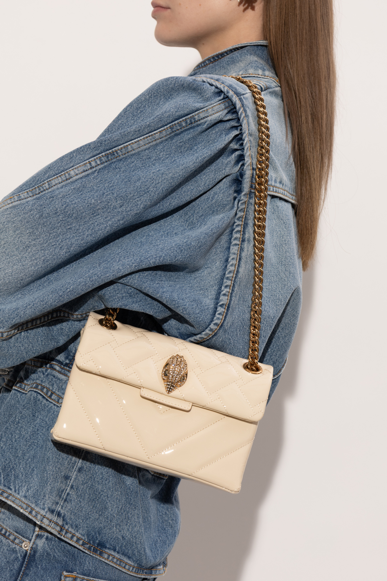‘Mini Kensington’ Shoulder Bag, Women's, Cream