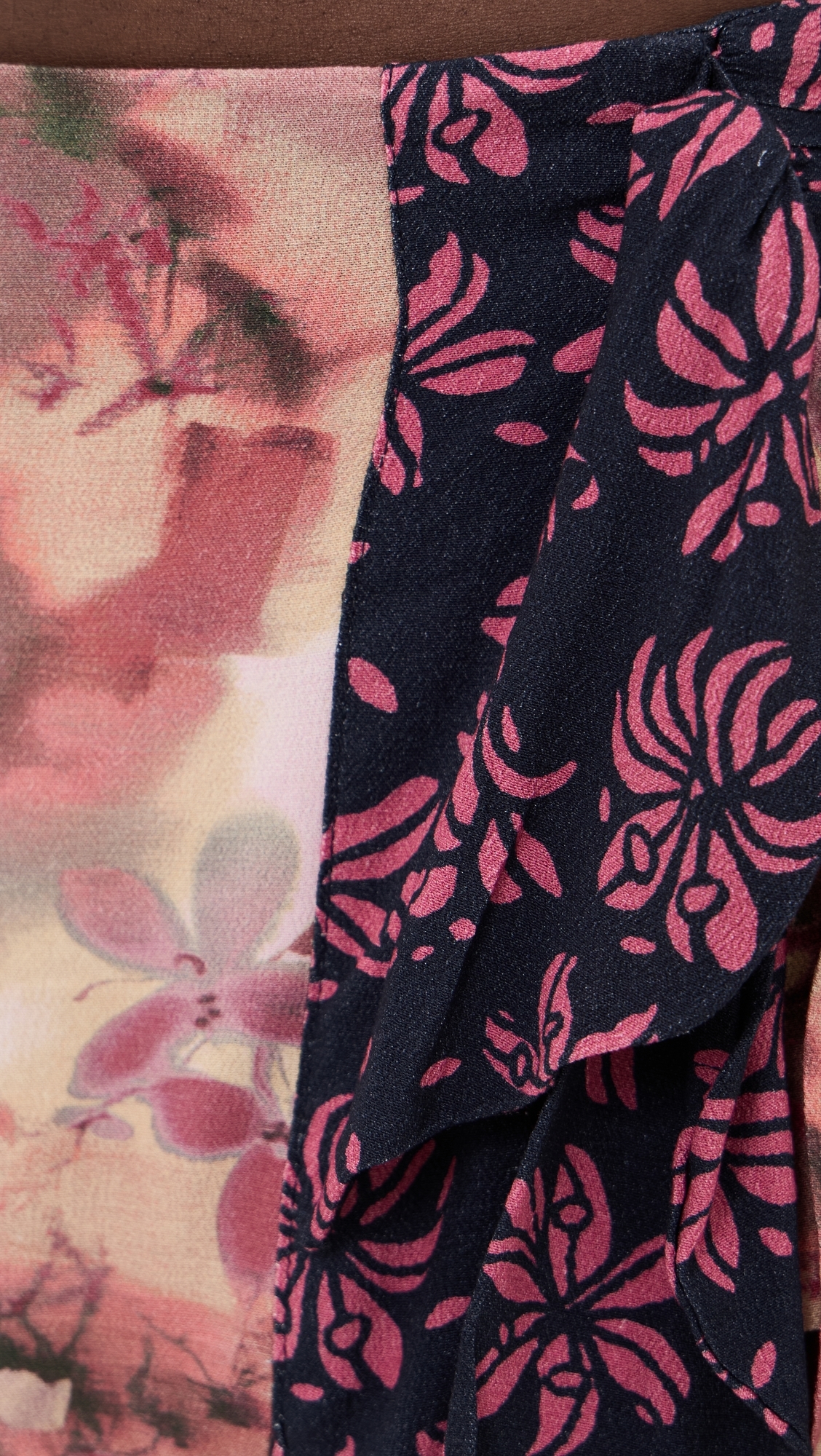 Sun Soaked Sarong Mini Skort Moonlight Combo