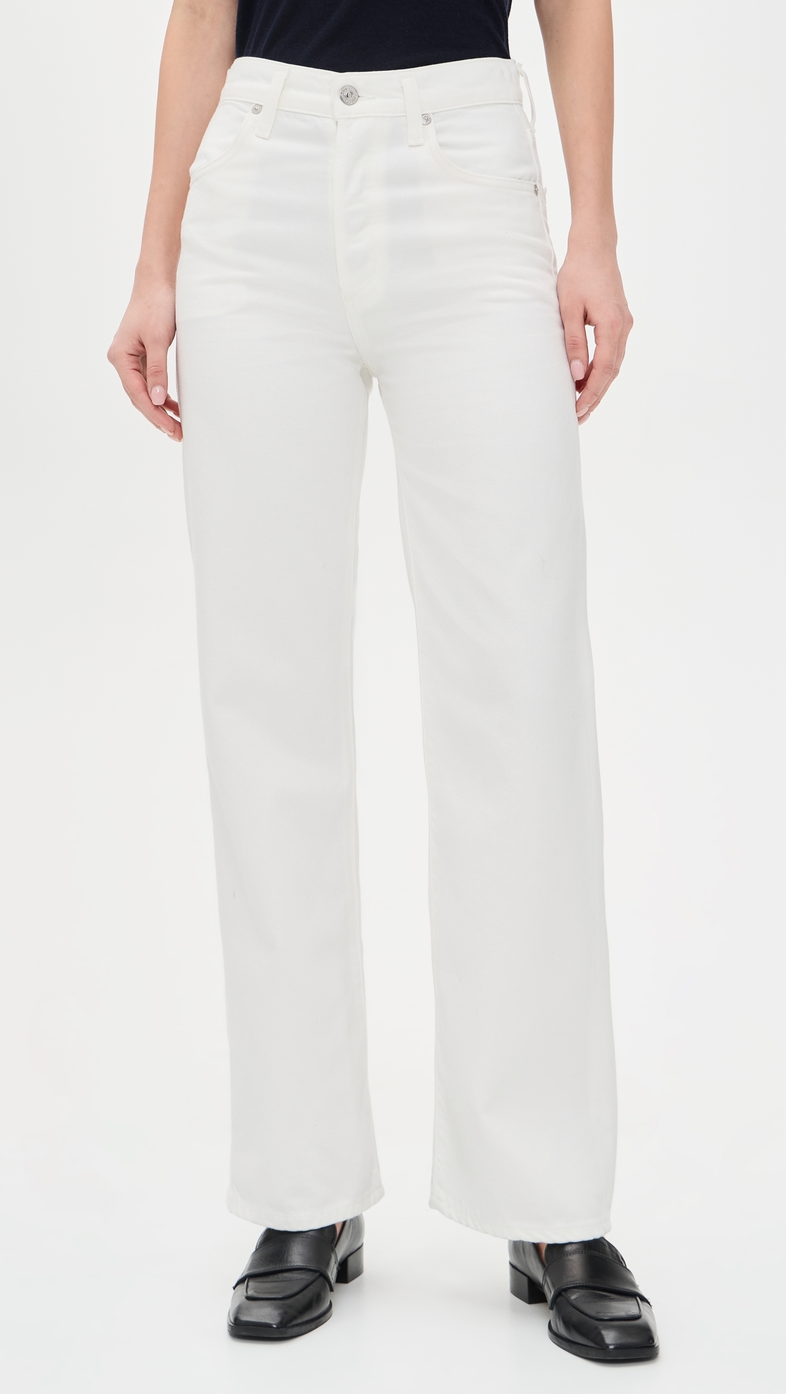 Annina Straight Leg Jeans Soft White