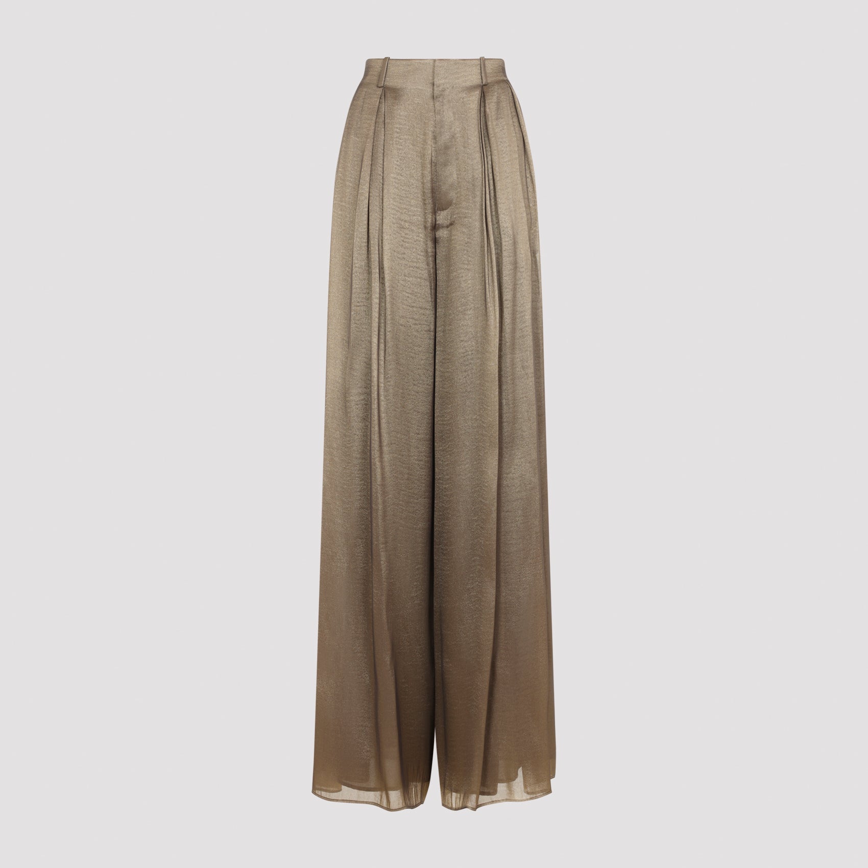 Greer Pleated Wide-Leg Pants