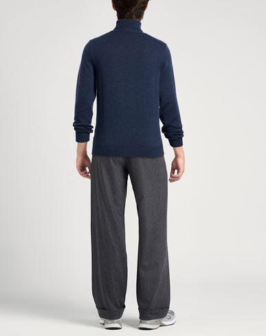 Man Turtleneck Midnight blue Size 48 Virgin Wool