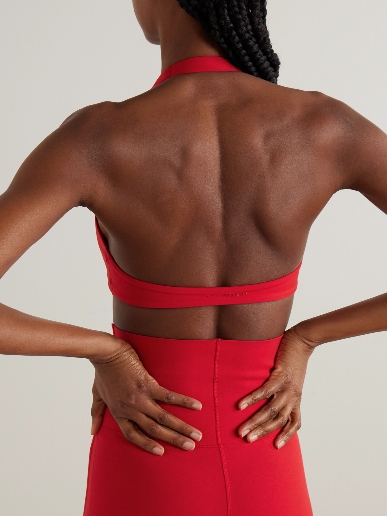 + Jacquemus Stretch-jersey Sports Bra - Red