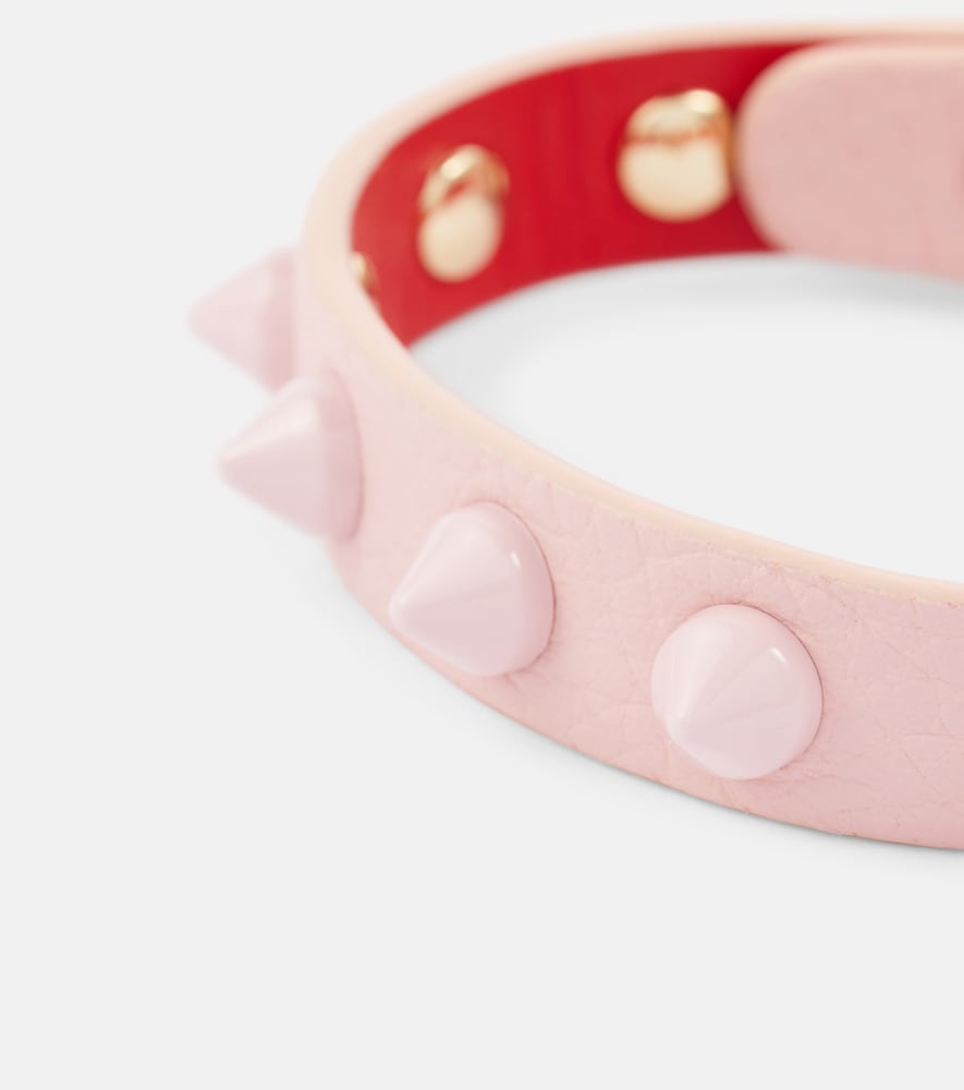 Christian Louboutin Loubilink studded leather bracelet