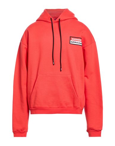Man Sweatshirt Coral Size S Cotton
