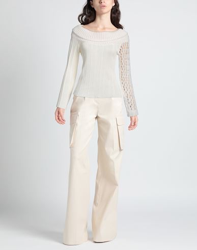 Woman Sweater Ivory Size 4 Merino Wool, Viscose, Polyamide, Cashmere, Acrylic