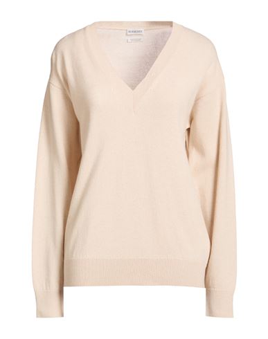 Woman Sweater Beige Size S Cashmere