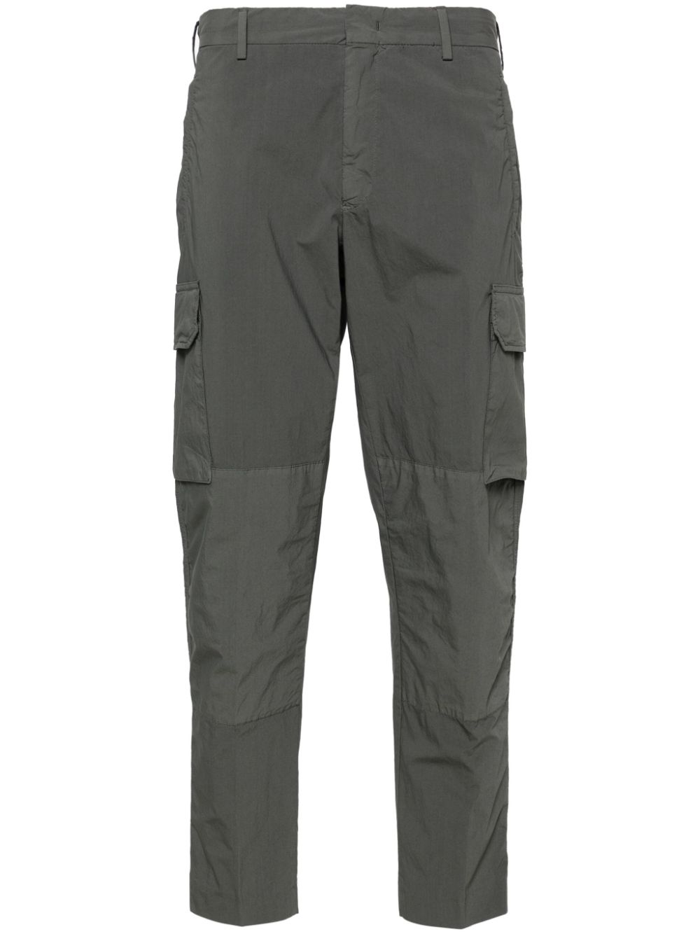 Slim-cut cargo trousers - Green