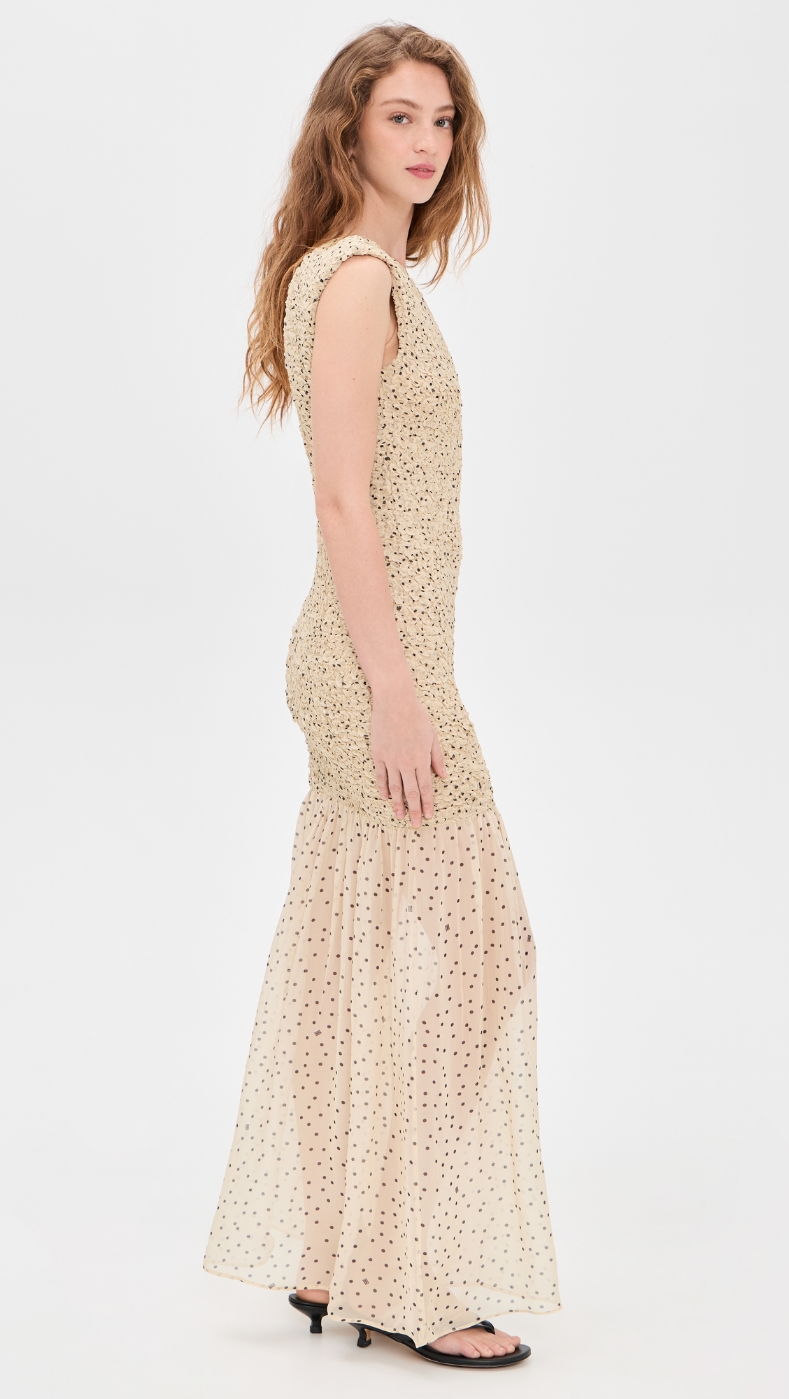 Corinna Maxi Dress Polka Dot Print