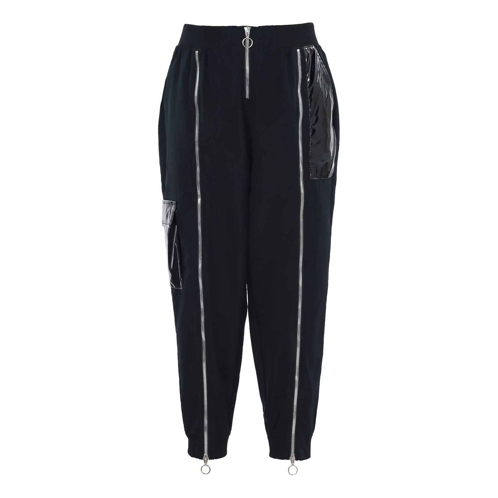 (WMNS) Sportswear Icon Clash Sports Zipper Woven Casual Long Pants/Trousers Black