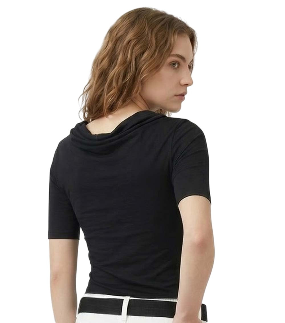 Black Round Neck T-Shirt