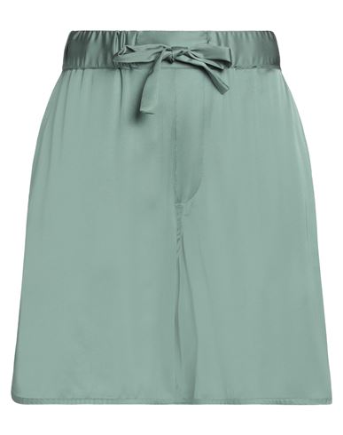 Woman Shorts & Bermuda Shorts Sage green Size S Viscose