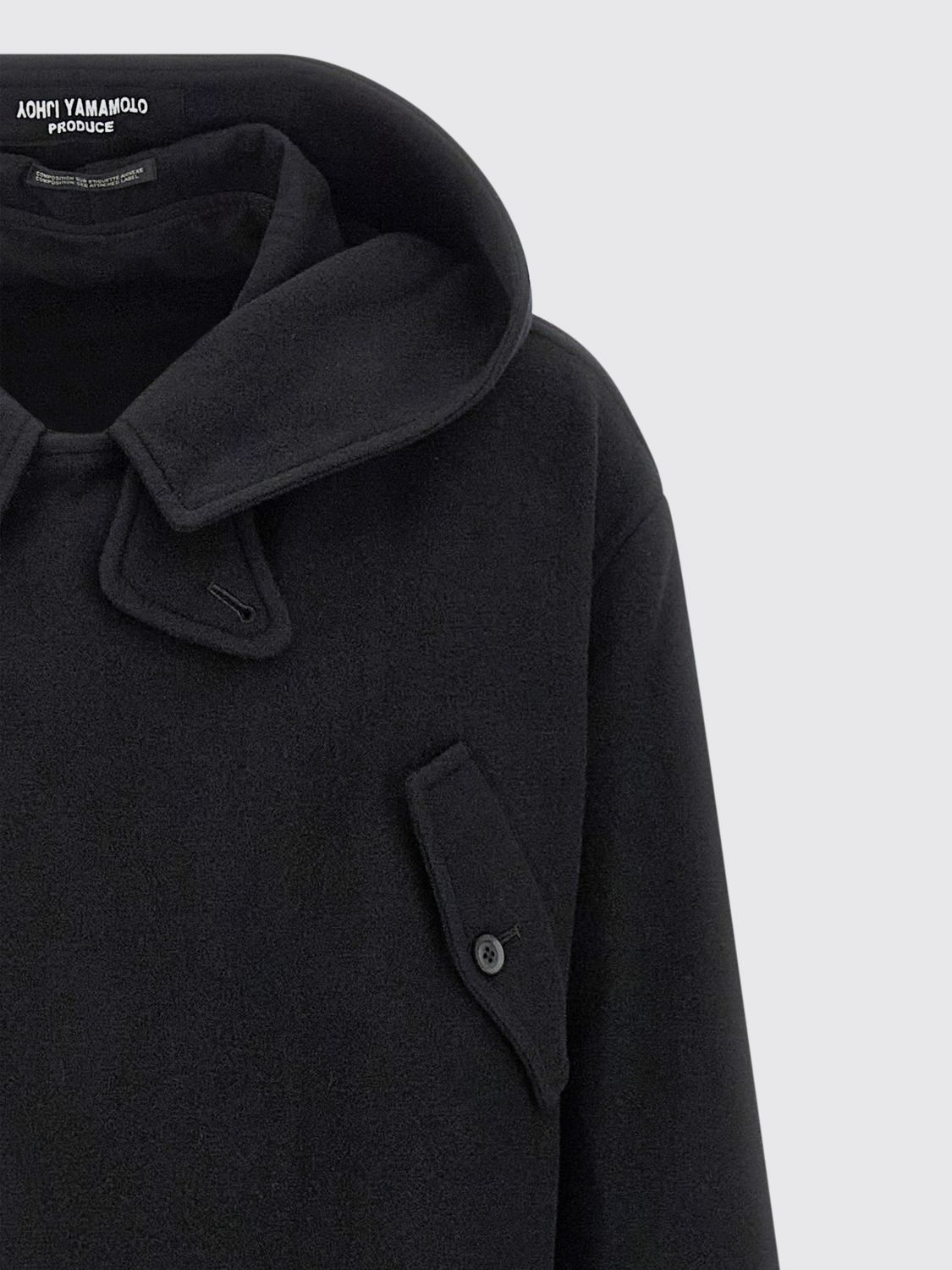 Trench Coat Men color Black